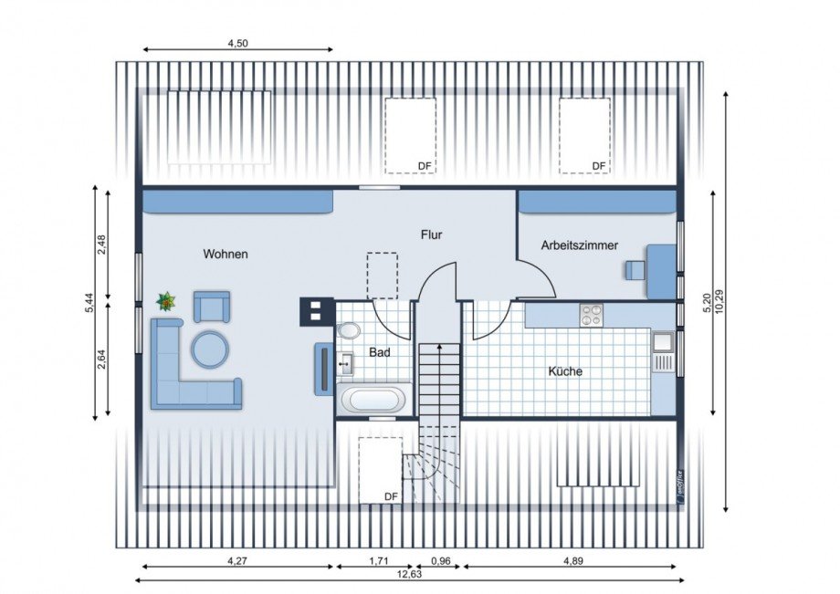 Wohnung im OG Einfamilienhaus Stoltenberg