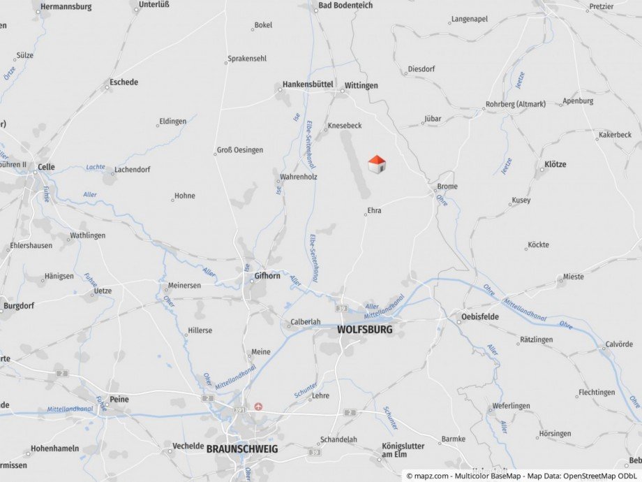 Lageplan Einfamilienhaus Wittingen / Boitzenhagen