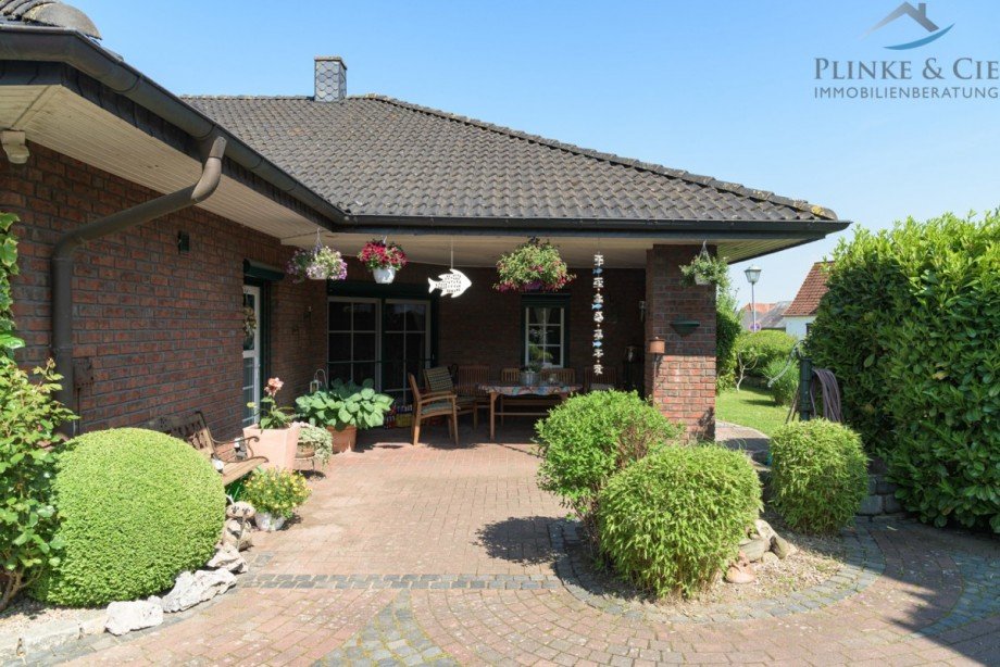 Wind- & Blickgesch�tzte Terrasse Einfamilienhaus L�tjenburg