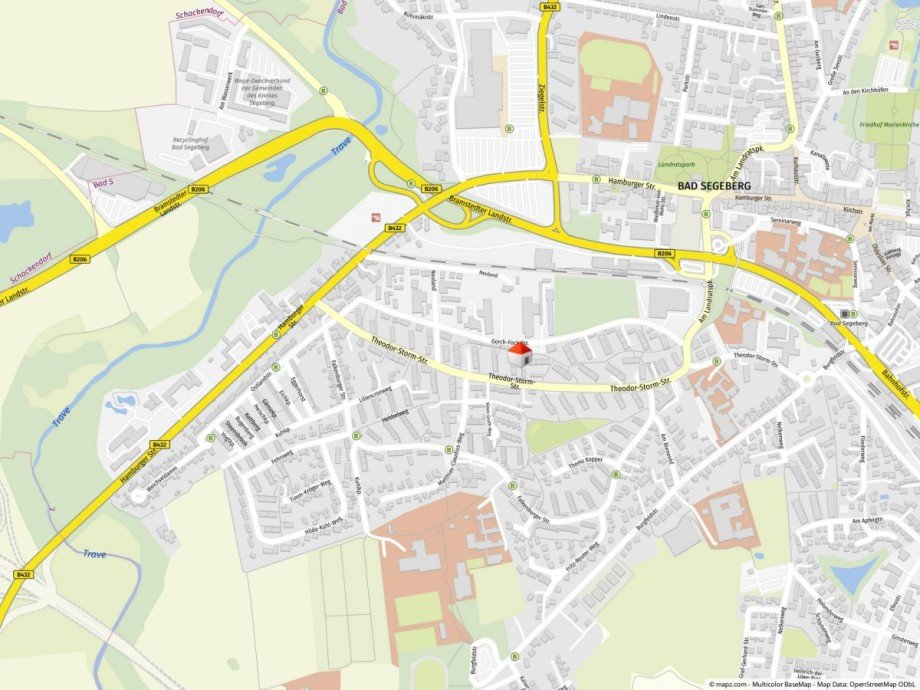 Geolyzer Kartenausschnitt Etagenwohnung Bad Segeberg