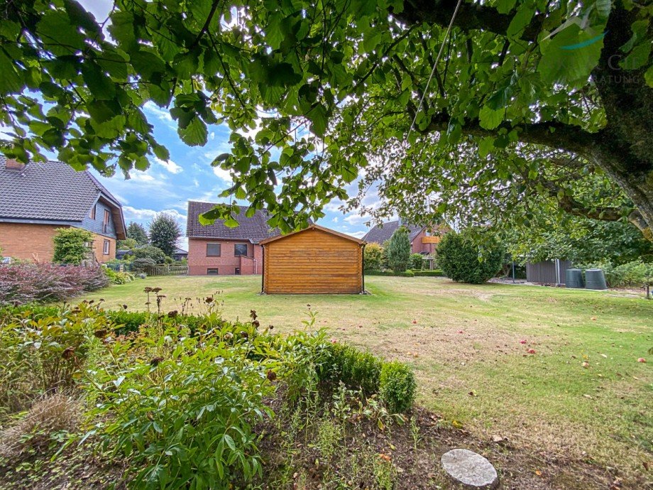 Gartenland _ hinters Grundst�ck Einfamilienhaus Wittingen / Boitzenhagen