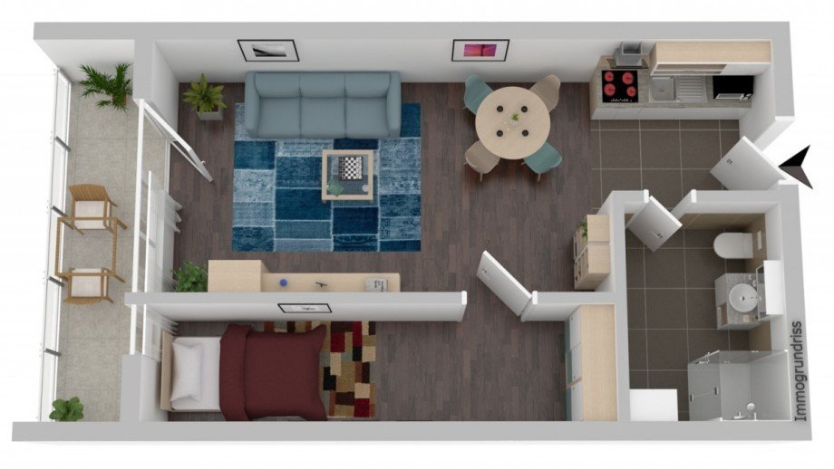 Grundriss der Wohnung Etagenwohnung Sch�nberg (Holstein) / Holm