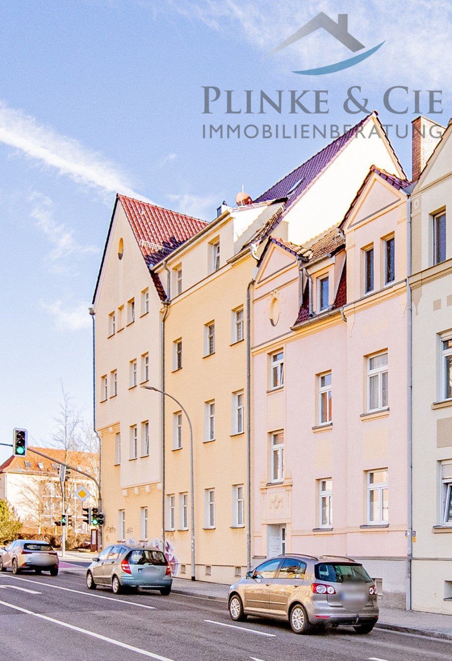 Seitenansicht 26+28 Mehrfamilienhaus Weimar