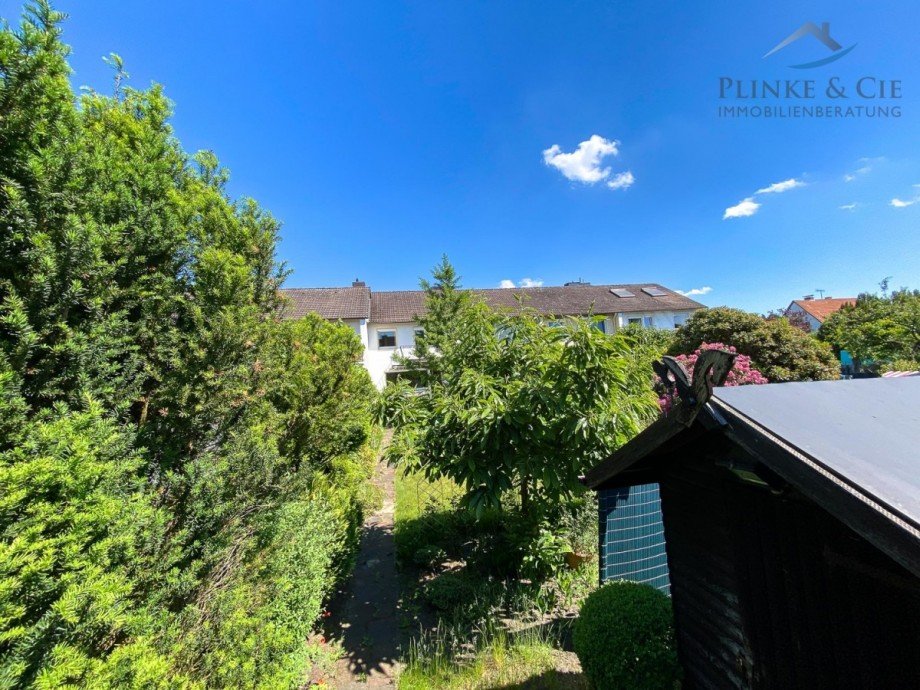 R�ckseite Reihenmittelhaus Hamb�hren