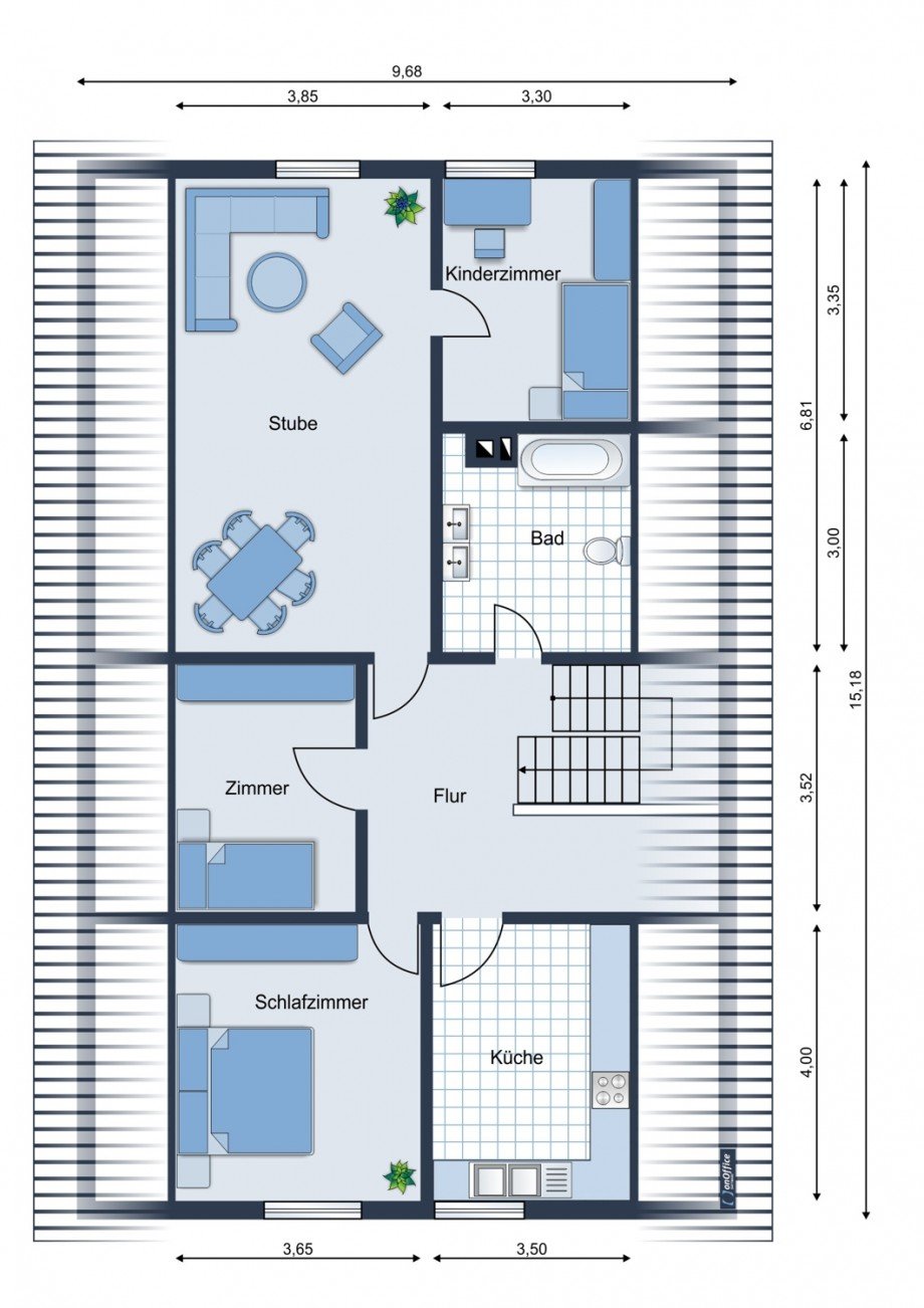 Dachgeschoss Einfamilienhaus Wankendorf