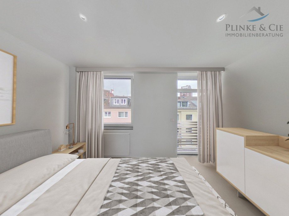 Schlafzimmer (Bsp) Mehrfamilienhaus K�ln