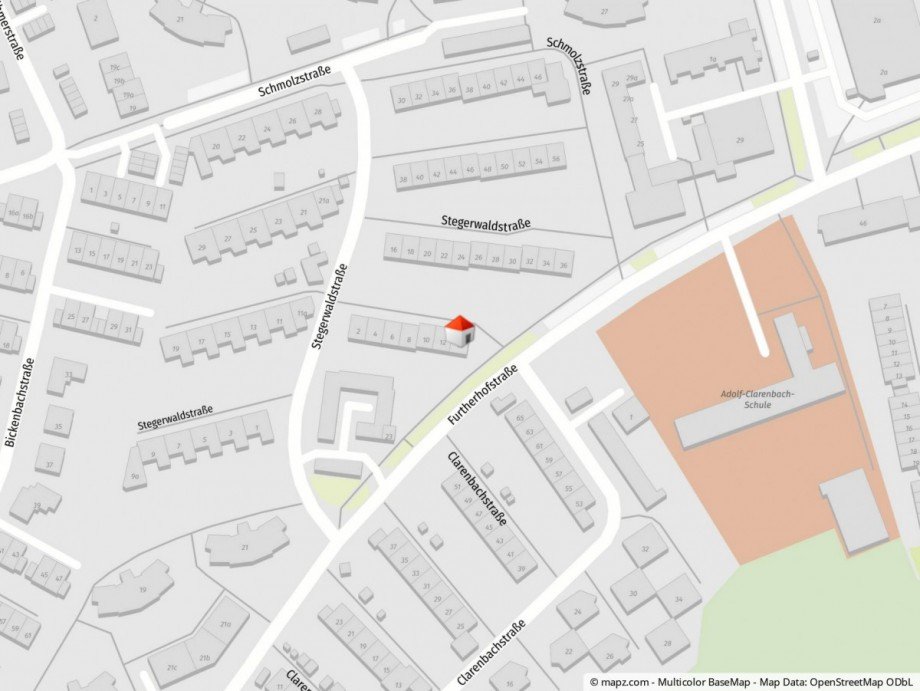 Lageplan Reihenendhaus Neuss Vogelsang
