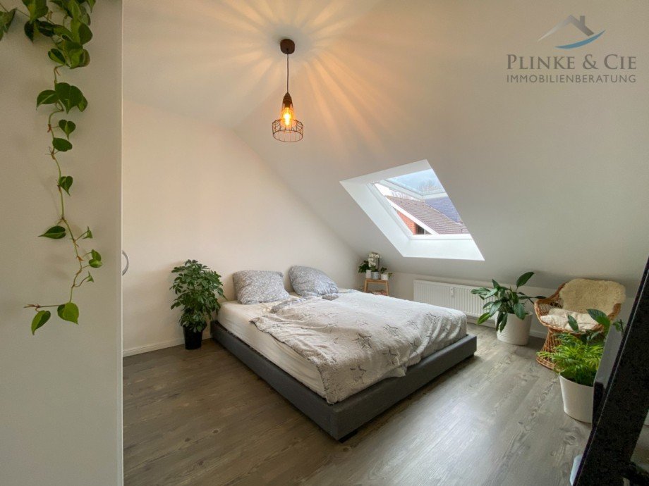 Schlafzimmer Dachgeschosswohnung Timmendorfer Strand