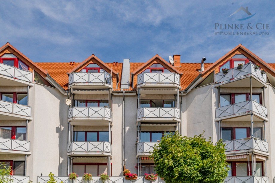Balkone_ R�ckseitig Etagenwohnung Aschersleben