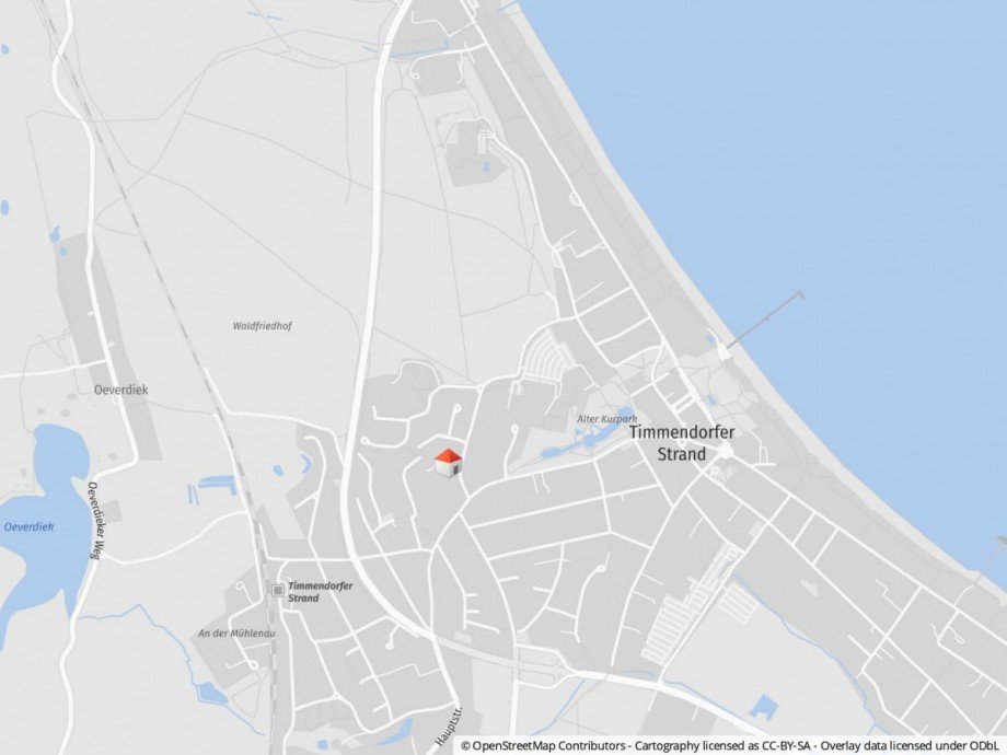 Lageplan Loft-Studio-Atelier Timmendorfer Strand