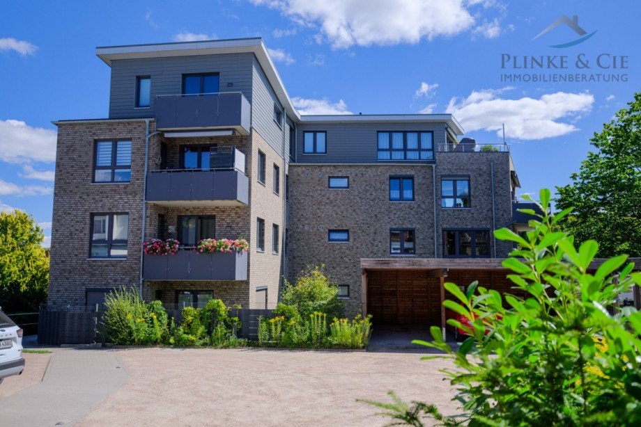 R�ckseitige Ansicht Etagenwohnung Bad Segeberg