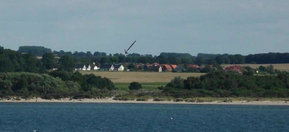 Blick Wasserseitig auf das Ferienhausgebiet Freizeitgrundst�ck P�tenitz