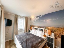 Schlafzimmer +++ Tdf.Std- Oberhalb vom Kurpark- ruhige &  kleine 2-Zimmer Terrassenwohnung +++