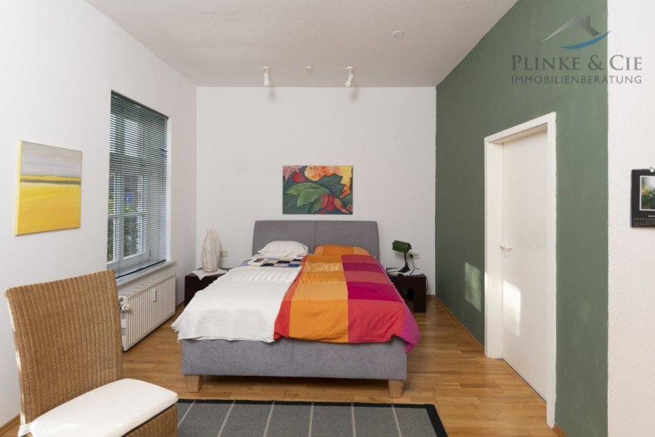 Schlafzimmer mit Ankleide und Bad en-suite Landhaus Brandshagen / Niederhof