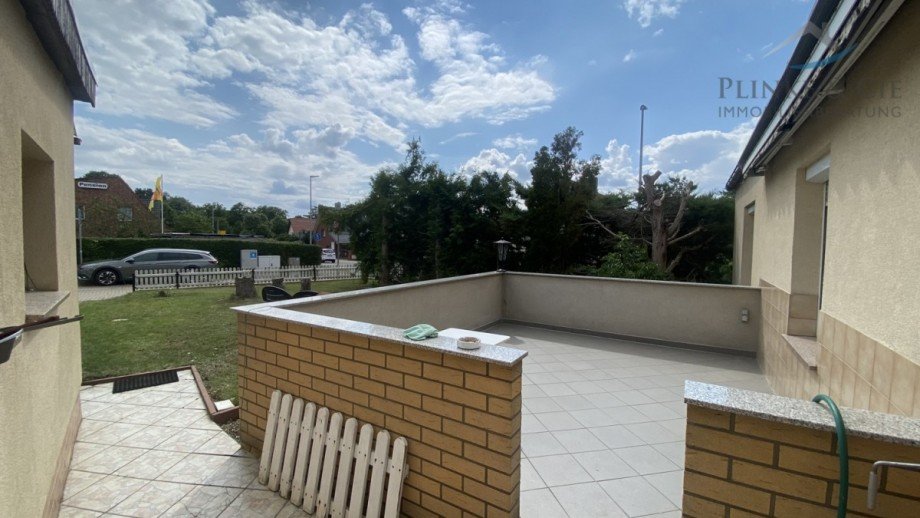 Terrasse und Garten Einfamilienhaus Sternberg