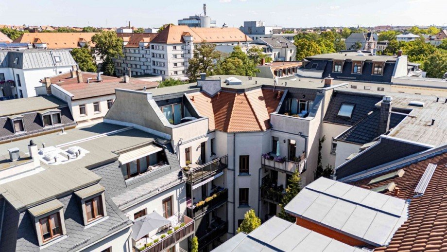 Hausansicht Erdgeschosswohnung Leipzig / Gohlis