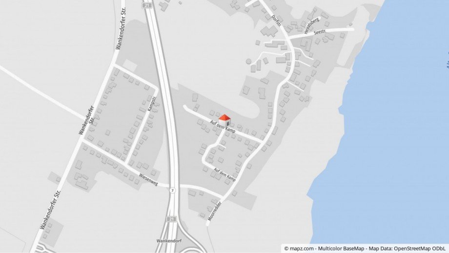 Lageplan Einfamilienhaus Stolpe
