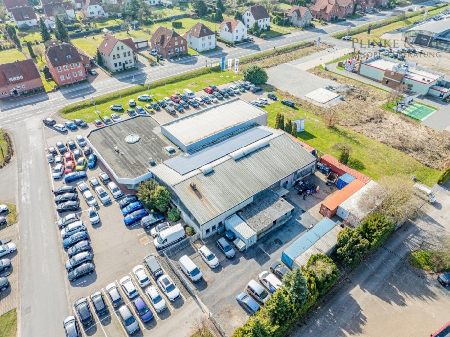 Luftbild Einzelhandel Stadthagen