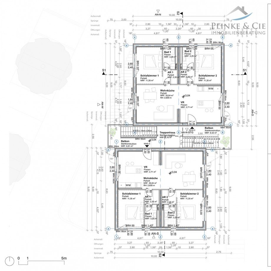 Grundriss 1 OG Wohngrundst�ck Winsen (Luhe)