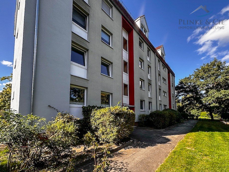R�ckseite Erdgeschosswohnung Bad Schwartau