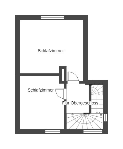 Obergeschoss Einfamilienhaus Stolpe