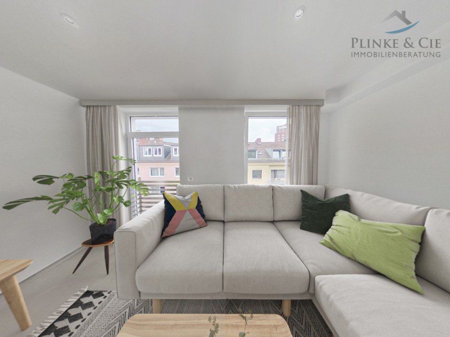 Wohnzimmer (Bsp) Mehrfamilienhaus K�ln