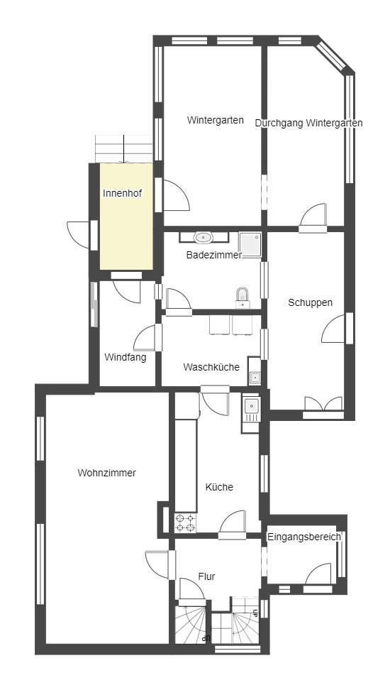 Erdgeschoss Einfamilienhaus Stolpe