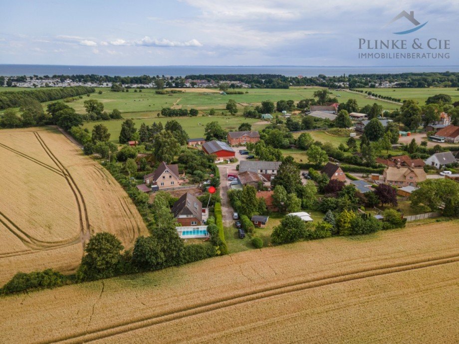 �berblick Lenste und Lenster Strand Einfamilienhaus Gr�mitz / Lenste