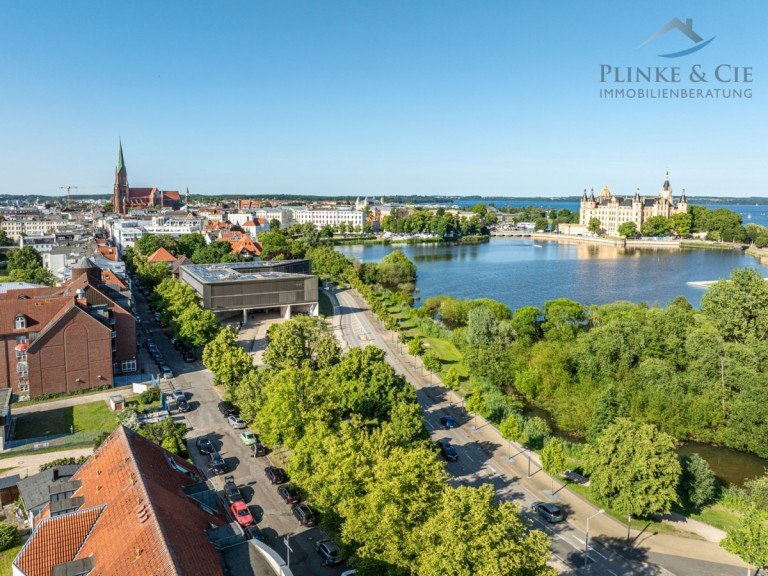 Lufbild Microlage Schwerin Mehrfamilienhaus Investoren und Aufteiler aufgepasst! | renditestarkes Denkmal | MFH in der Altstadt |SELTENHEIT!!!