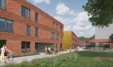 Aussenansicht by BSP Architekten Bautr�ger aufgepasst ||�78 ETW warten auf Errichtung ||�Nachverdichtung im Kieler Norden
