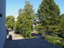 Dachterrasse Studio- Wohnung || oberhalb vom Kurpark ||�Strand in Rufweite || eine Wohnung f�r Genie�er