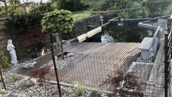 Teich Einfamilienhaus Wiemersdorf