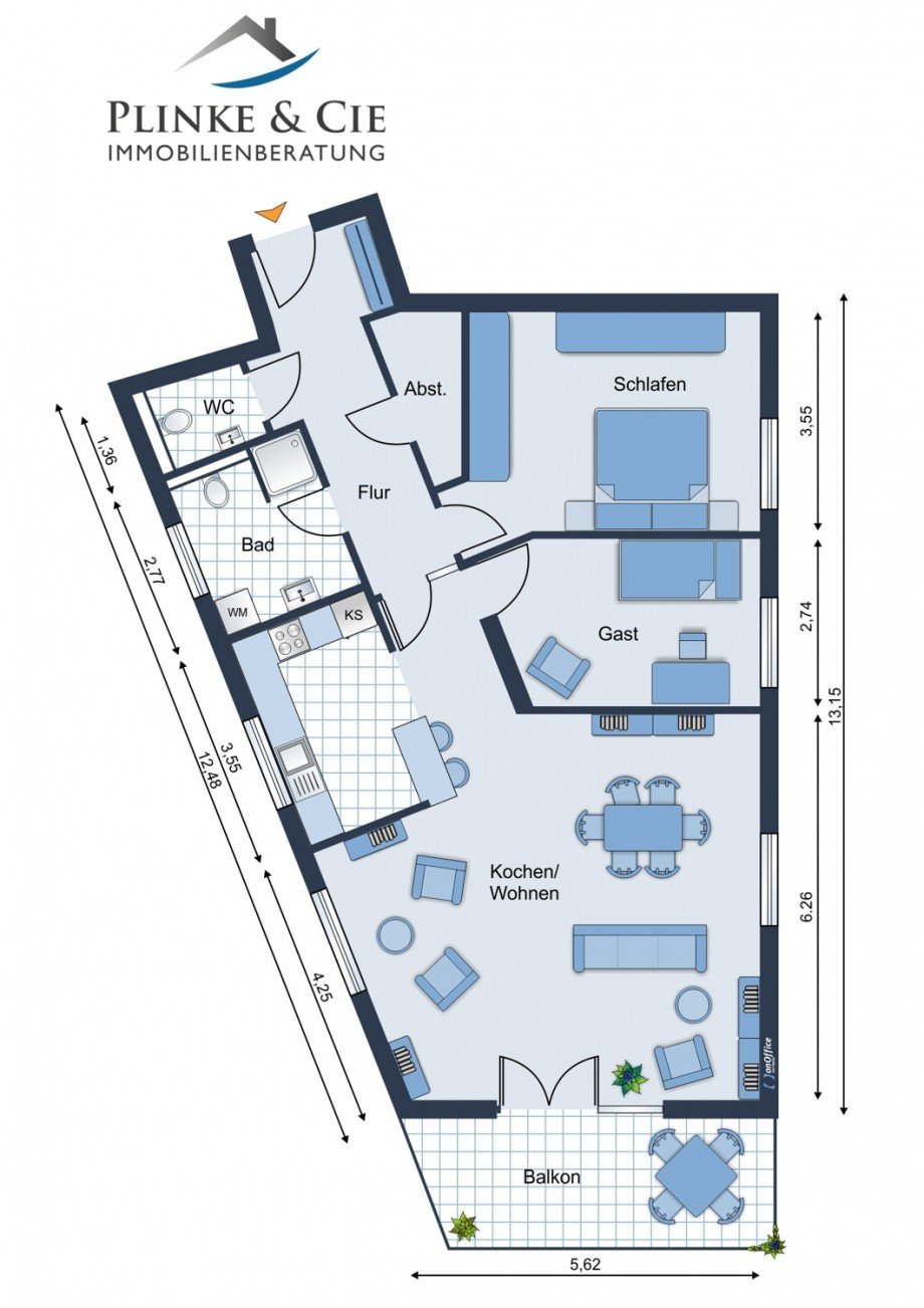 Grundriss Etagenwohnung Bad Segeberg
