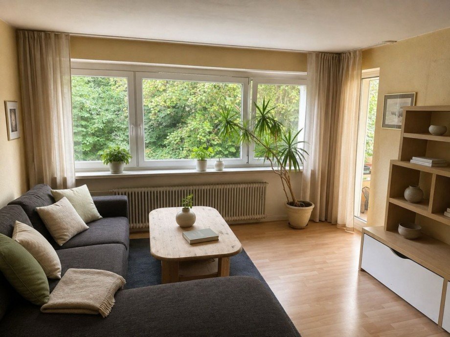 Wohnzimmer Etagenwohnung D�sseldorf
