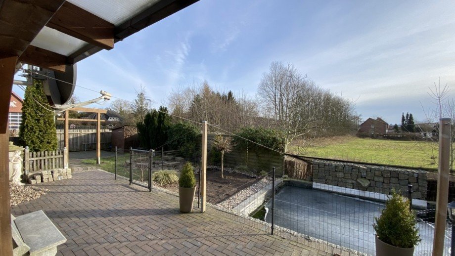 Terrassenblick Einfamilienhaus Wiemersdorf