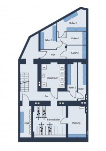 Grundriss KG +++ GELEGENHEIT in der Altstadt +++ Nach Kernsanierung mit Souterrain und Maisonette