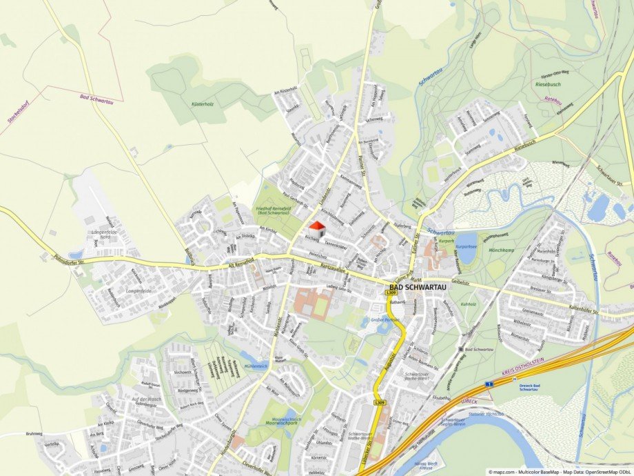 Lageplan Etagenwohnung Bad Schwartau