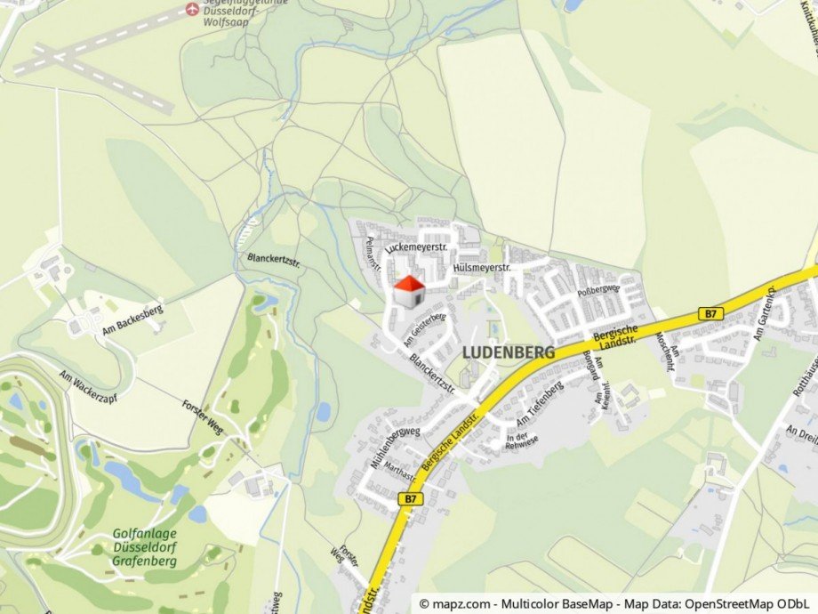 Lageplan Etagenwohnung D�sseldorf