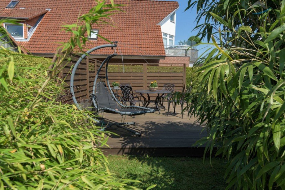 Sonnenterrasse im Garten Einfamilienhaus L�tjenburg