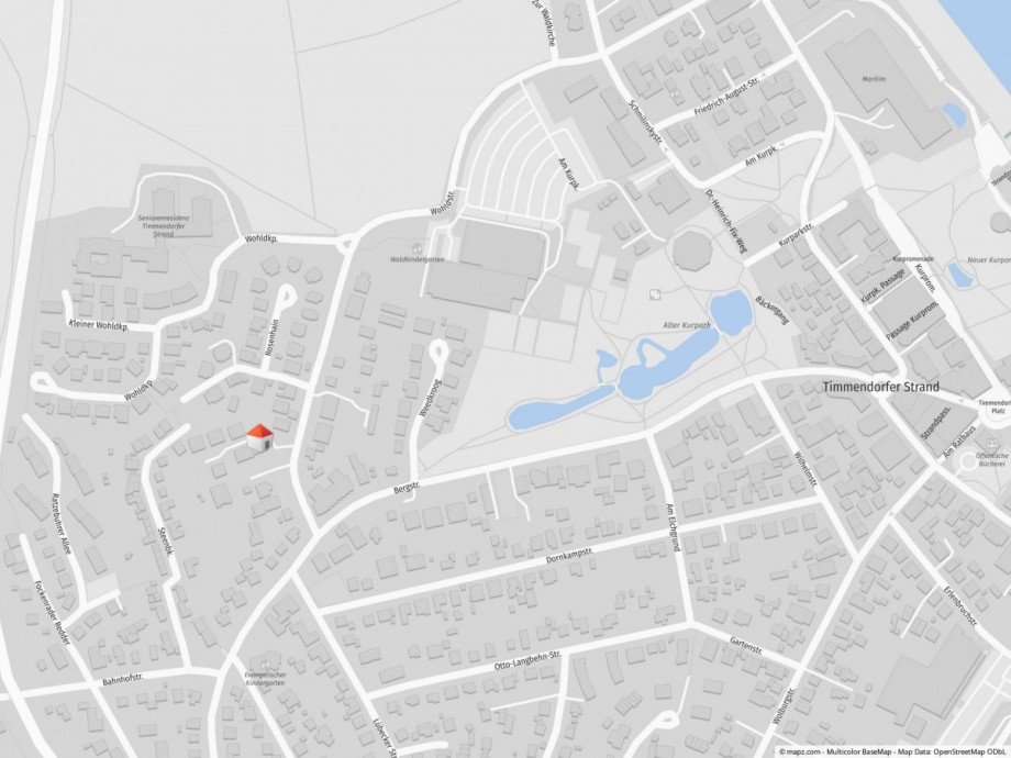 Lagekarte Etagenwohnung Timmendorfer Strand