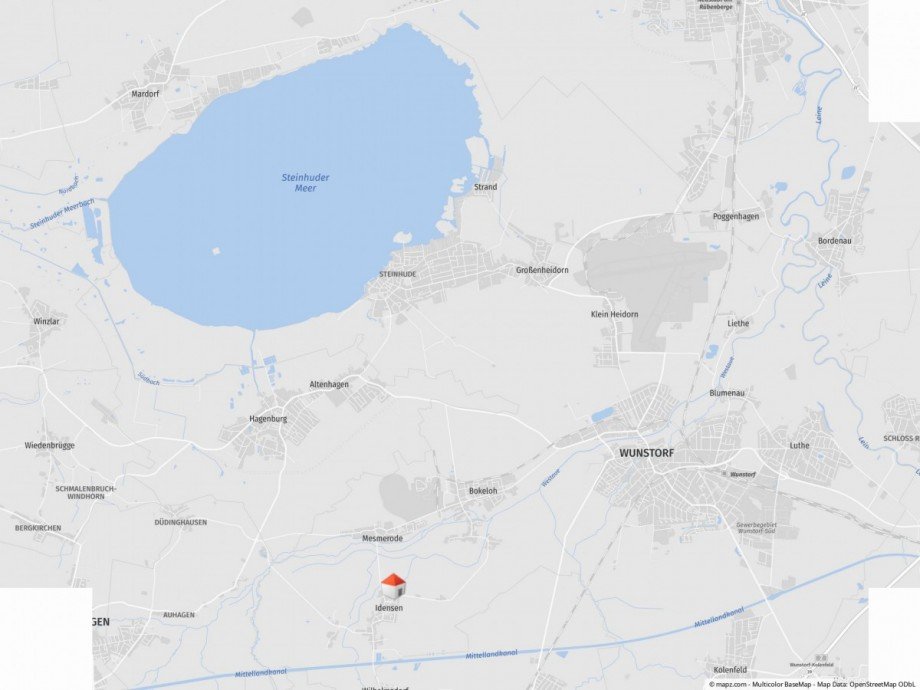 Mikrolage Gemeinde Einfamilienhaus Wunstorf / Idensen