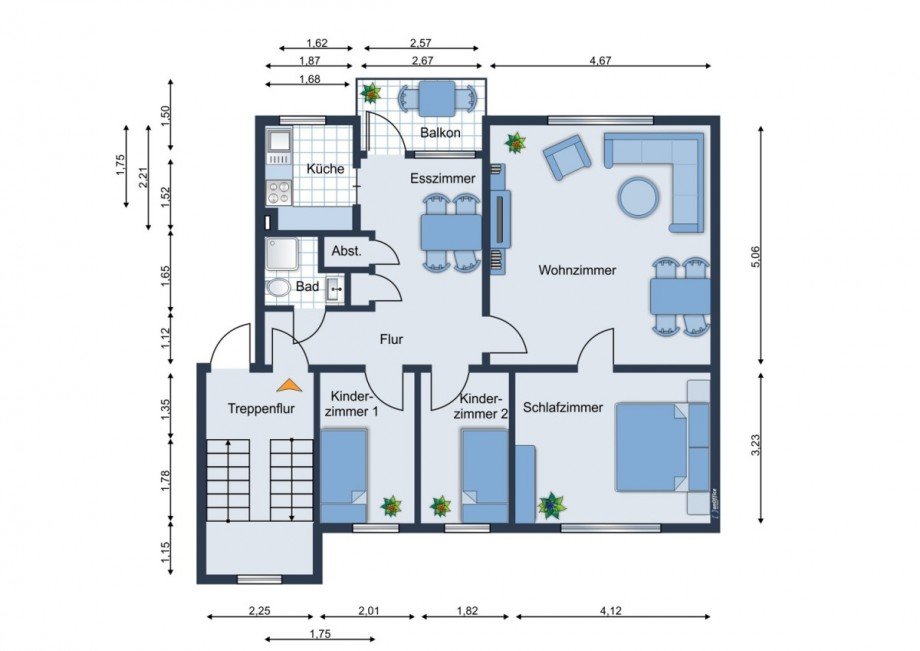 Grundriss Etagenwohnung Bad Segeberg