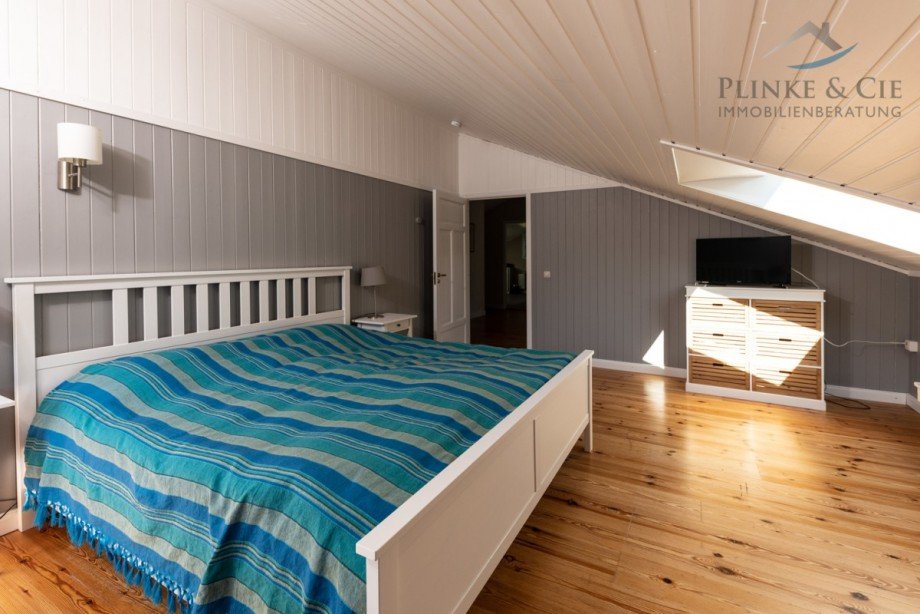 Schlafzimmer 1 im OG Ferienhaus Fargau-Pratjau