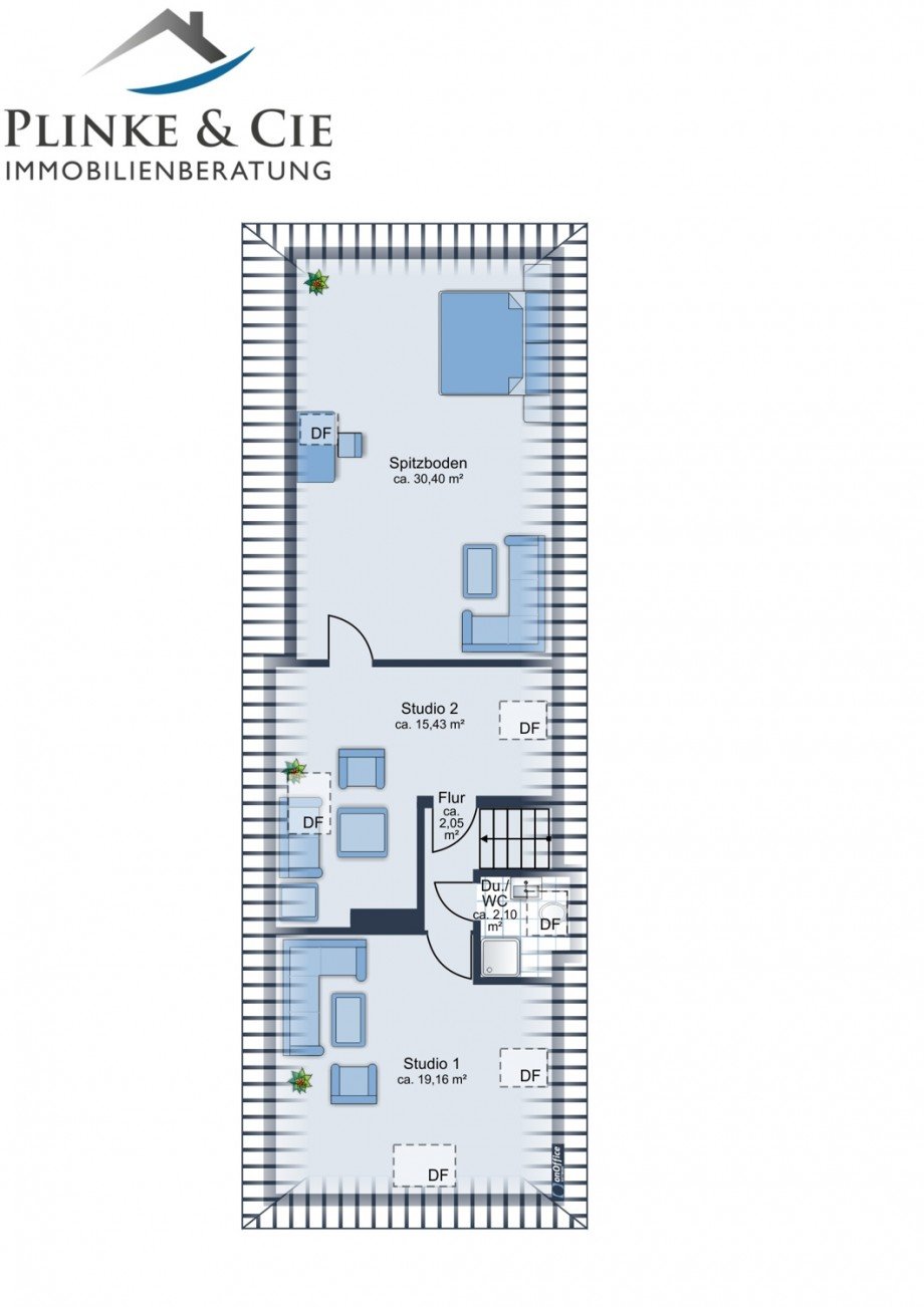 Grundriss DG Zweifamilienhaus Bad Bramstedt