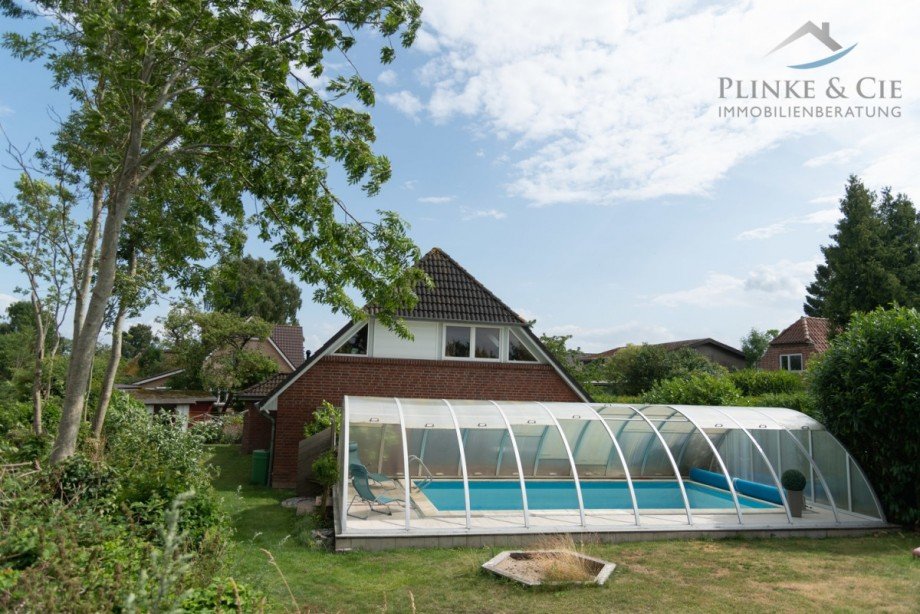 Pool Ansicht Einfamilienhaus Gr�mitz / Lenste