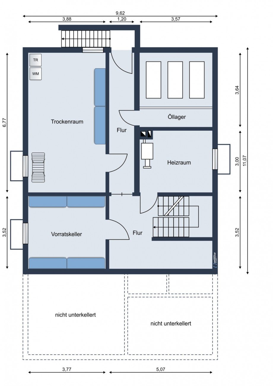 Kellergeschoss Einfamilienhaus Wankendorf