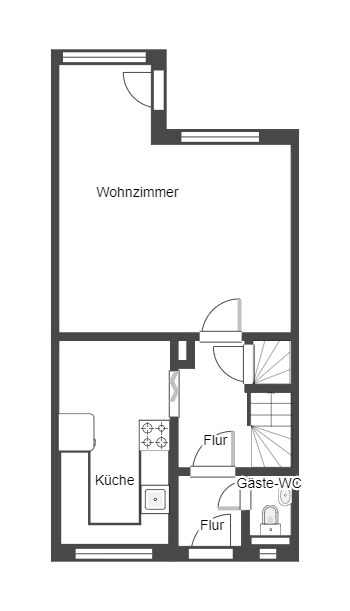 Erdgeschoss Reihenmittelhaus Malente
