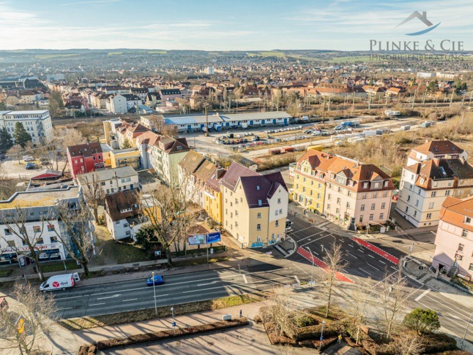 Lagebild Luft Mehrfamilienhaus Weimar