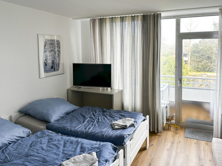 Wohnzimmer_1 Dachgeschosswohnung D�sseldorf - Lohausen