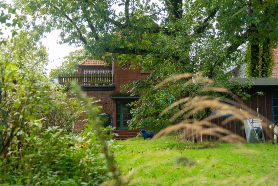 Garten und Hintereingang Zweifamilienhaus Bad Bramstedt